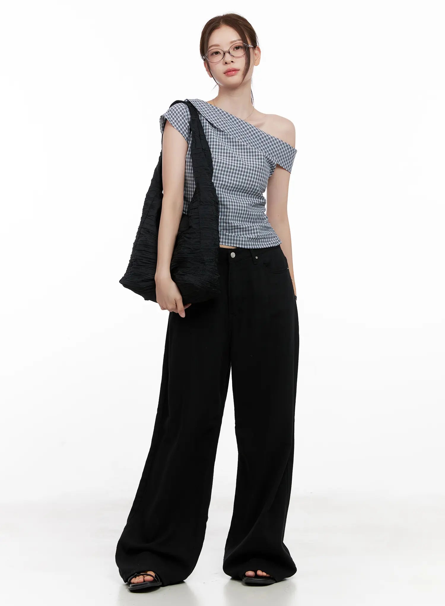 gingham-off-shoulder-crop-top-cl524