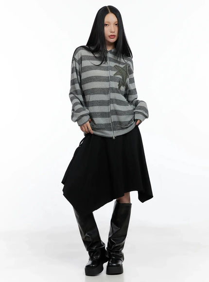 star-patch-striped-zip-up-is525