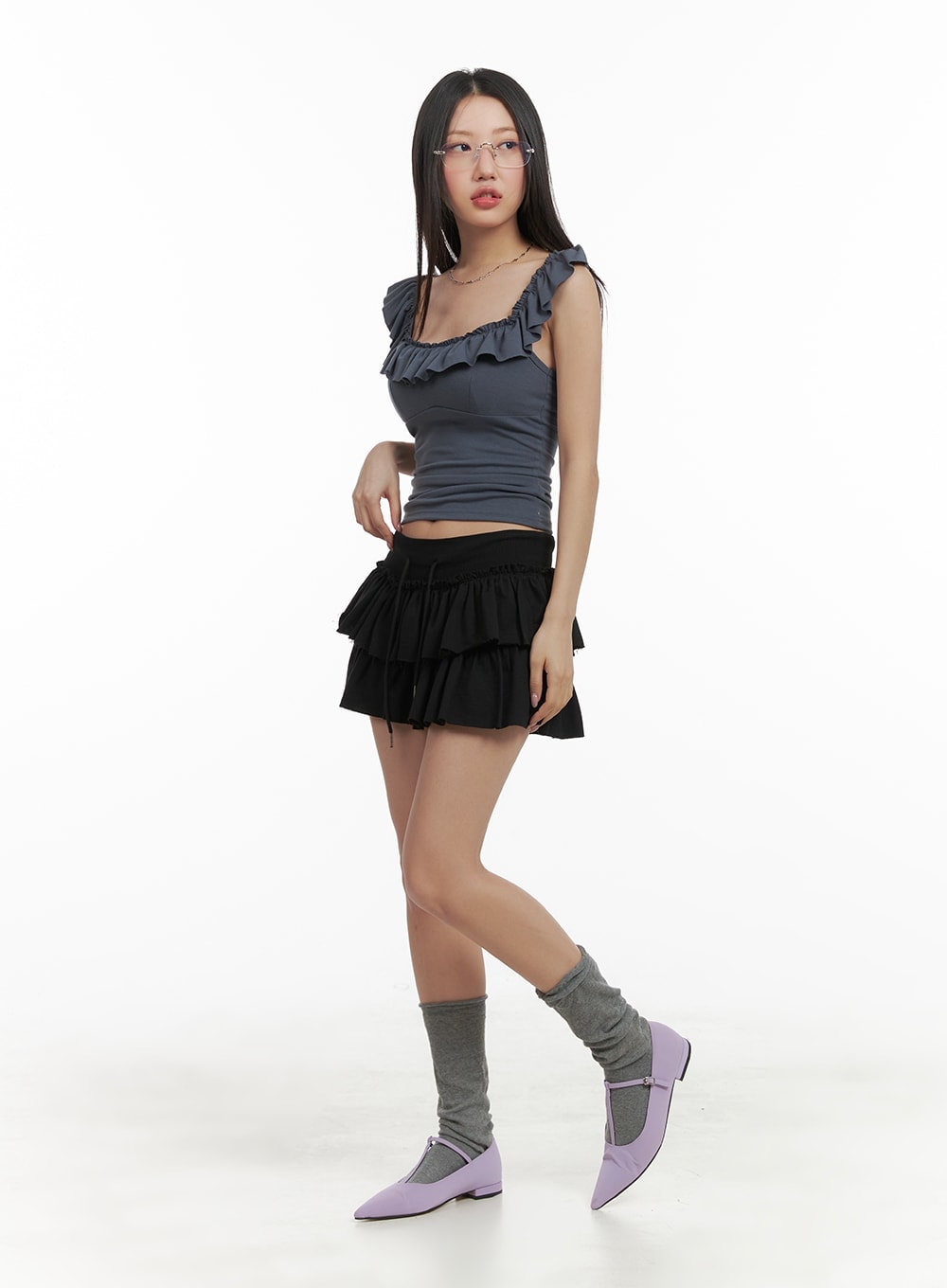 string-frill-mini-skort-ca409