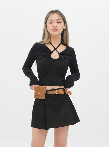 Halter neck Cropped Top C2001