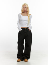 mara-relaxed-fit-pocketed-cotton-wide-leg-jeans-cs426