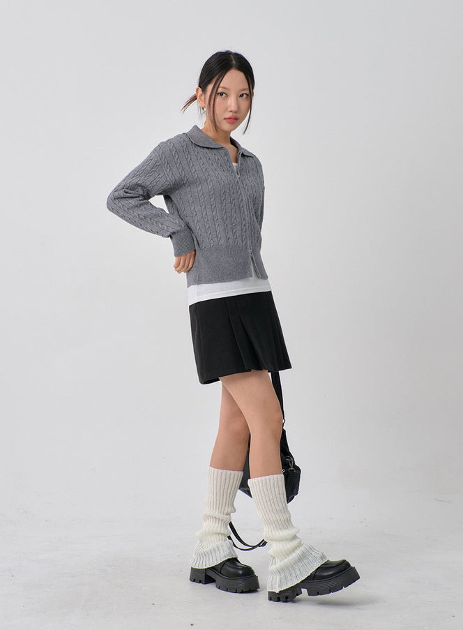 Gestrickter Beinwärmer CN09