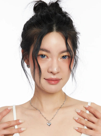 Heart Pendant Necklace CJ523