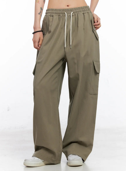 baggy-cargo-pants-cc1809 / Dark green
