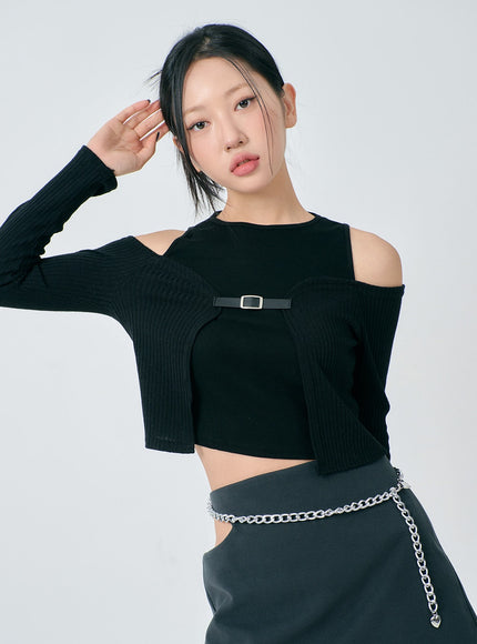 Heart And Padlock Chain Belt BD23