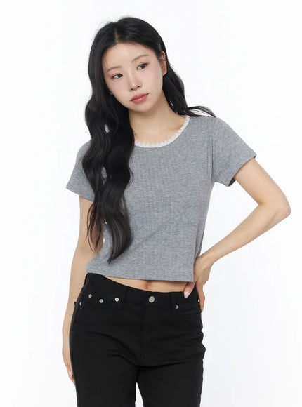 ribbed-lace-trim-top-cy522