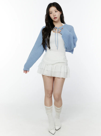 bow-waist-tiered-mini-skirt-iy511
