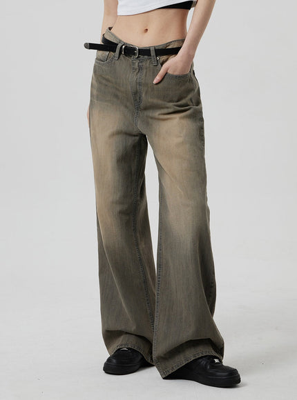 Jean baggy délavé vintage CF307