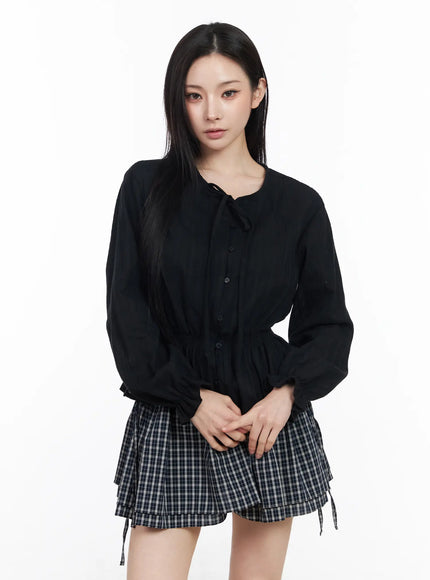 shirred-ribbon-blouse-cm519