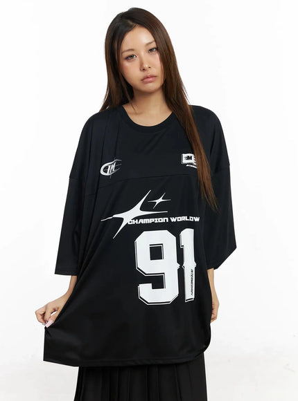 Oversized Jersey Tee IY504