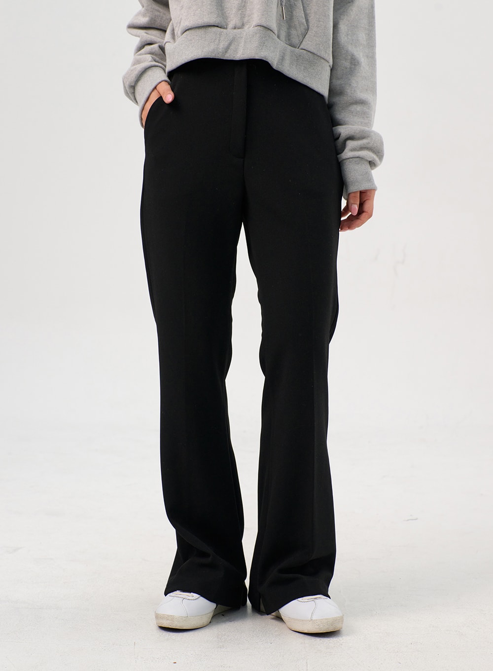 Boot Cut Slim Pants OS302