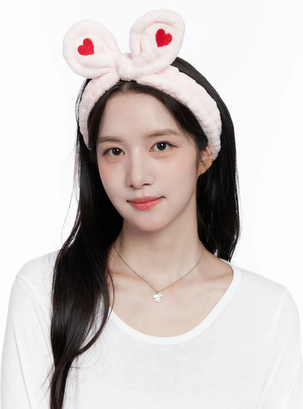 Heart Bunny Ear Headband CS523