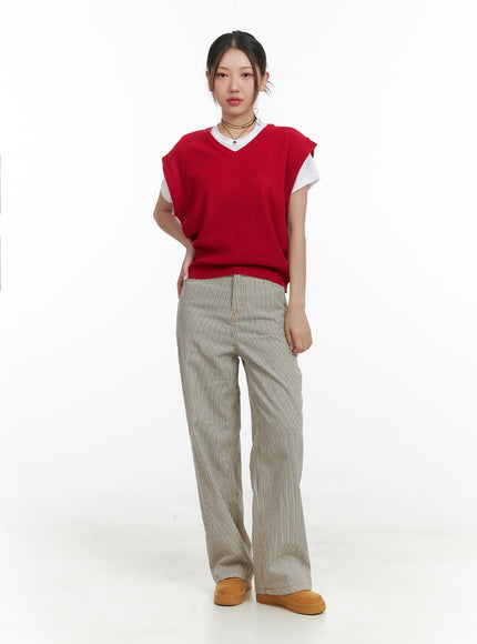 v-neck-knit-sweater-vest-oa419