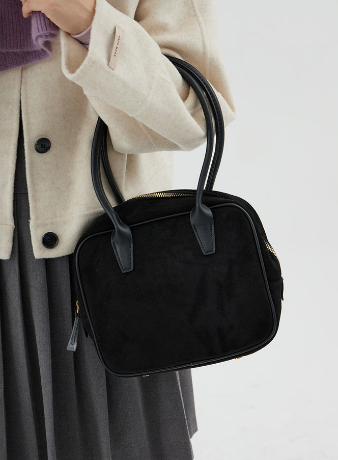 Sac à bandoulière carré à fermeture éclair ON04