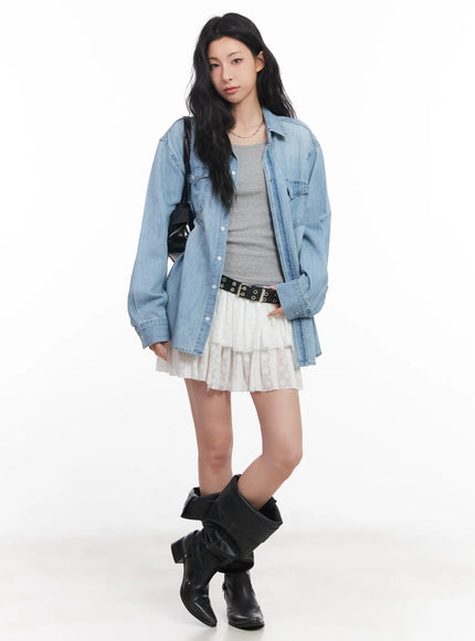 lace-ruffle-mini-skirt-cu510