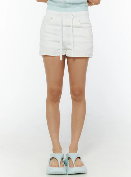 hip-pad-comfy-summer-shorts-cy520 / White