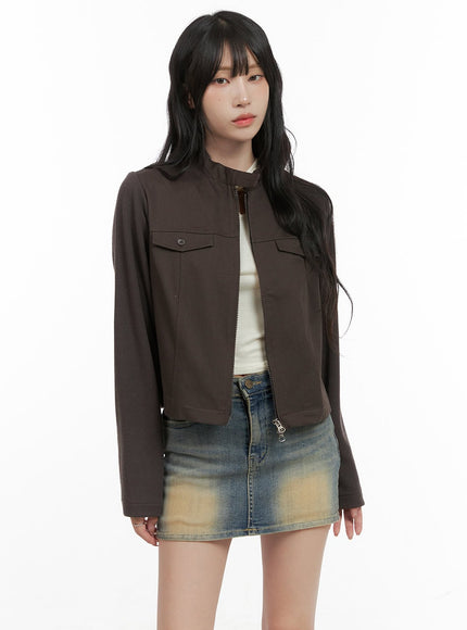 pocket-zip-up-solid-jacket-cg421