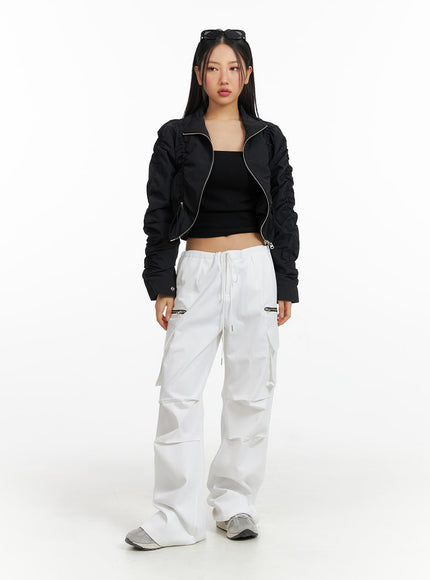 shirred-nylon-crop-jacket-cf414