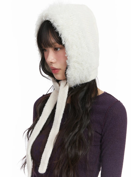 Fluffy Knit Balaclava CJ501