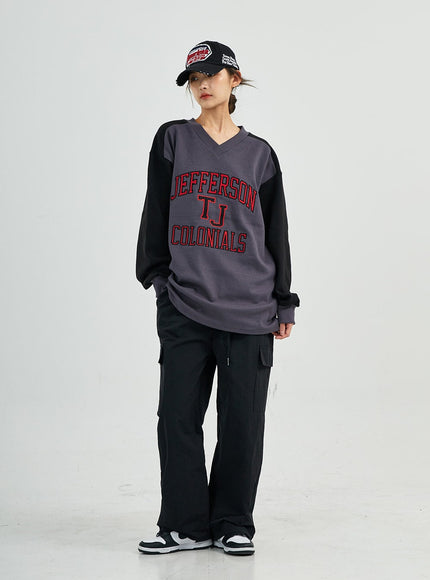 Selena Nylon Cargo Wide Pants CS23