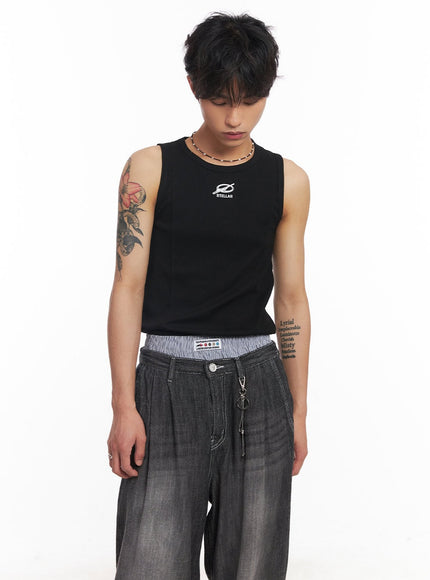 mens-logo-slim-tank-top-iy508