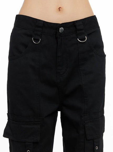 strap-utility-flare-trousers-co528