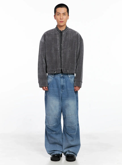 Men's Velvet Crop Jacket IS510