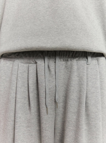 Men's Pintuck Wide-Leg Sweatpants IA510