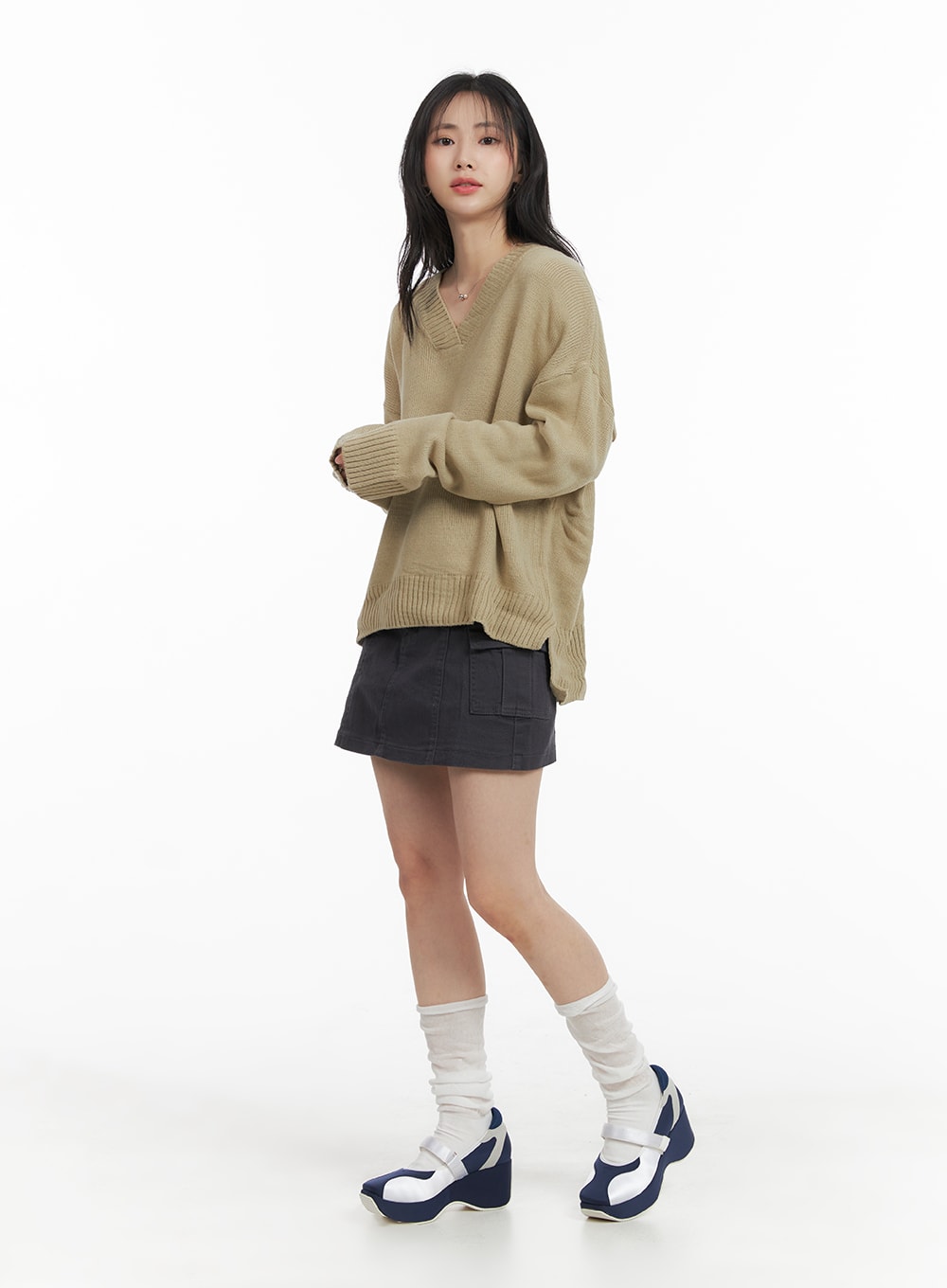 solid-cargo-mini-skirt-om408