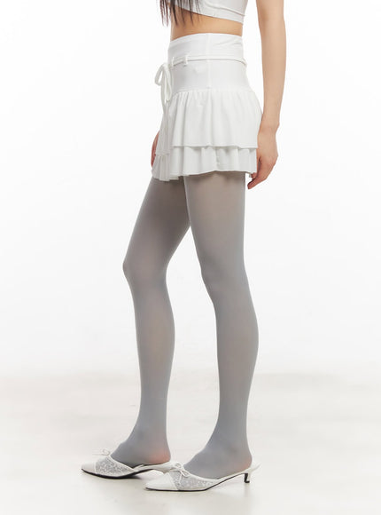 string-ribbon-ruffle-mini-skirt-ca522