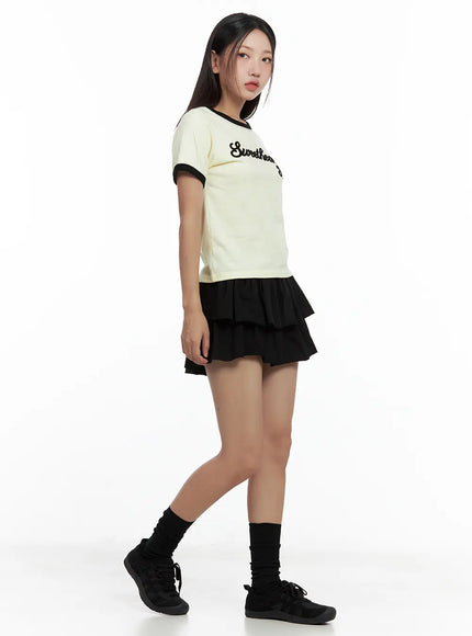 tiered-ruffle-mini-skirt-cl508