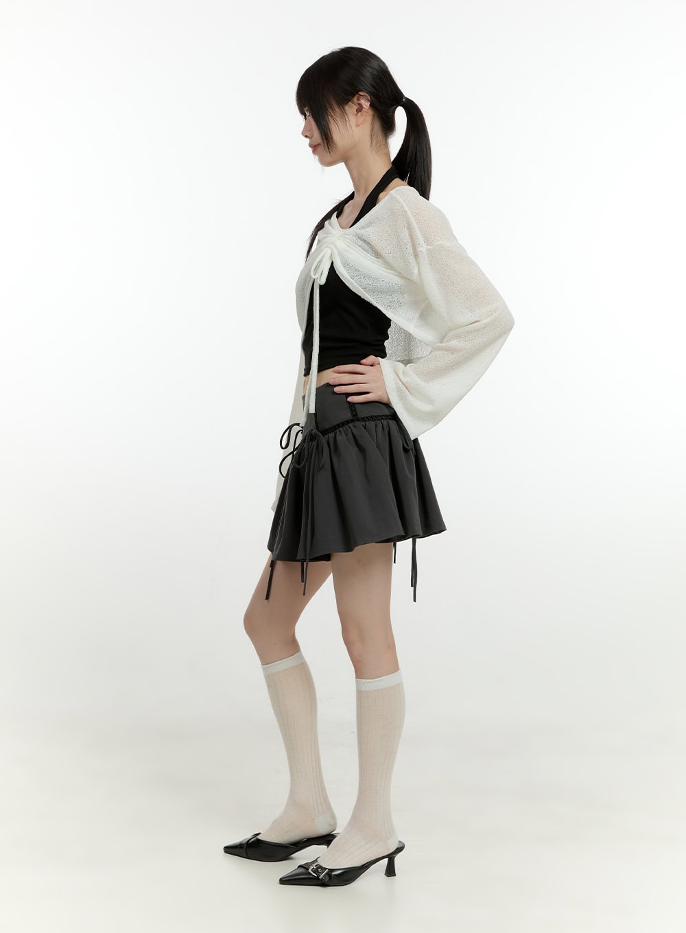 ribbon-flare-mini-skirt-cg402