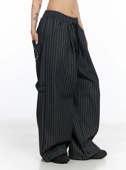 striped-embroidered-balloon-pants-cj523