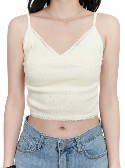 Lace Trim Cami CA510