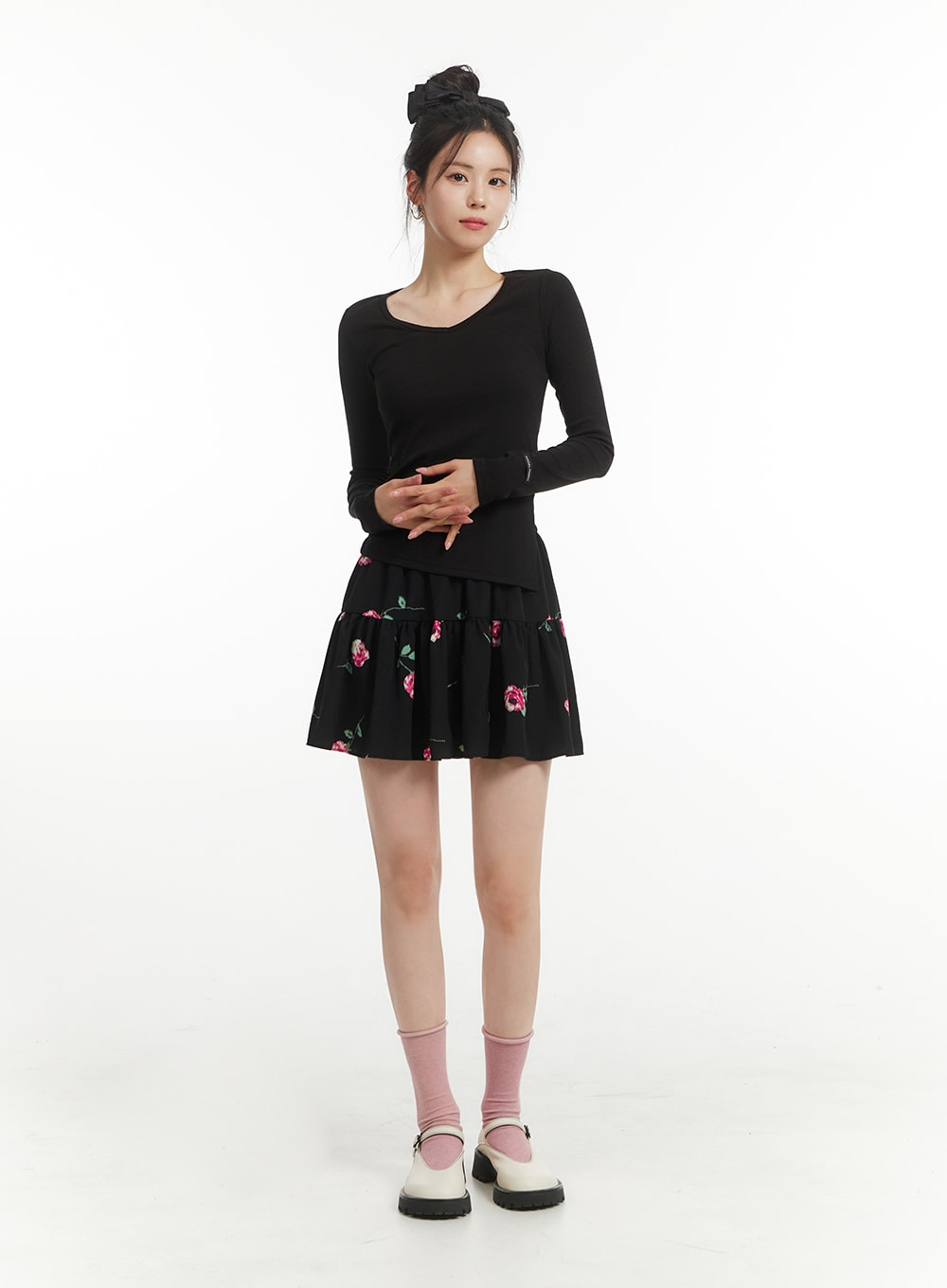 floral-graphic-flare-mini-skirt-of428
