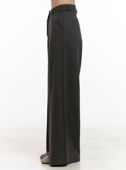 Classic Pintuck Wide-Fit Dress Pants IJ510