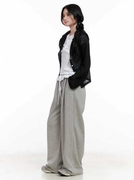 sheer-button-up-long-sleeve-zip-up-cl516