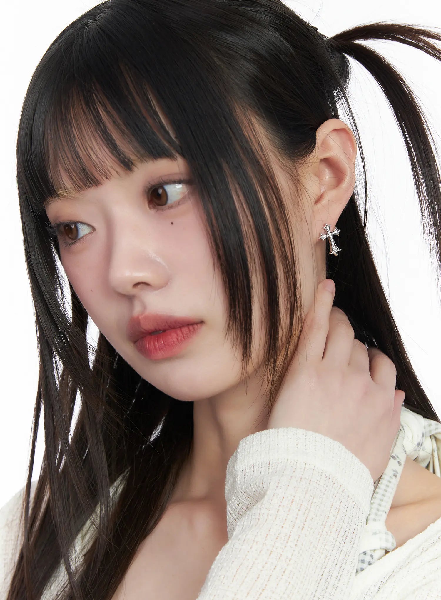 cubic-cross-stud-earrings-cm524