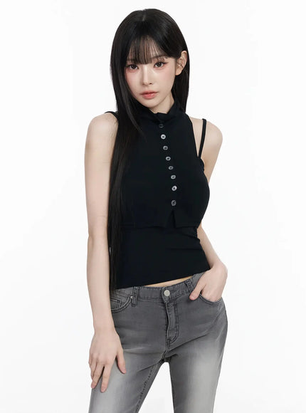button-up-tank-and-cardigan-duo-iy511