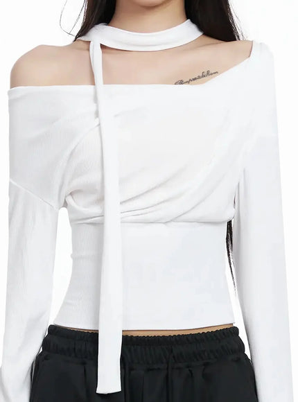 ribbed-off-shoulder-top-and-scarf-set-im506