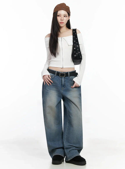 ribbed-off-shoulder-zip-up-tee-ij528