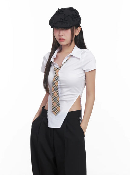 buttoned-collar-short-sleeve-shirt-cu517