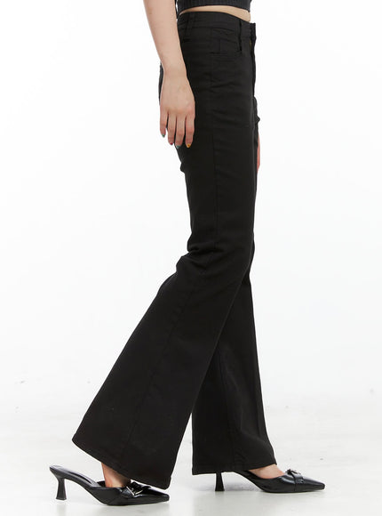 solid-slim-bootcut-pants-cg409