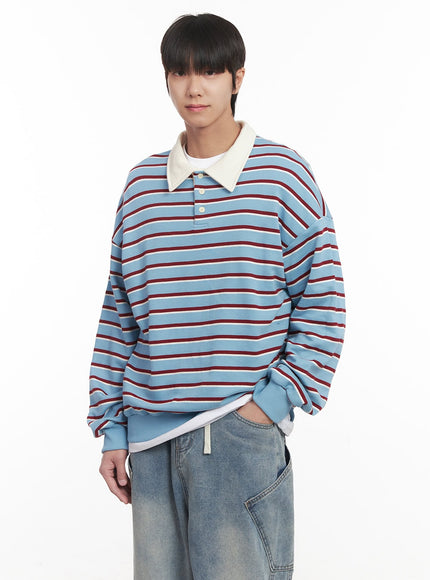 mens-stripe-collared-sweatshirt-light-blue-im518
