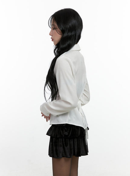 elegant-pintuck-collared-blouse-cn407