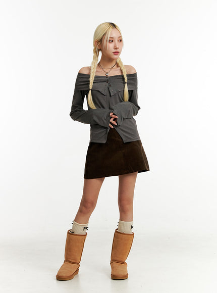 corduroy-mid-waist-mini-skirt-id315