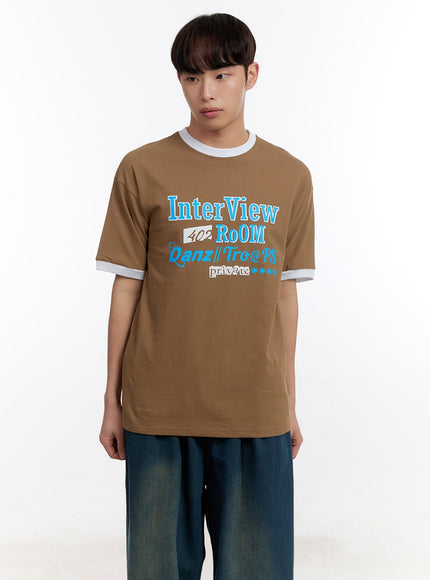 Men's Cotton Graphic T-Shirt IA507