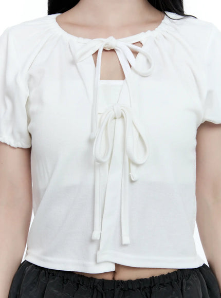 ribbon-puff-sleeve-cardigan-cg511