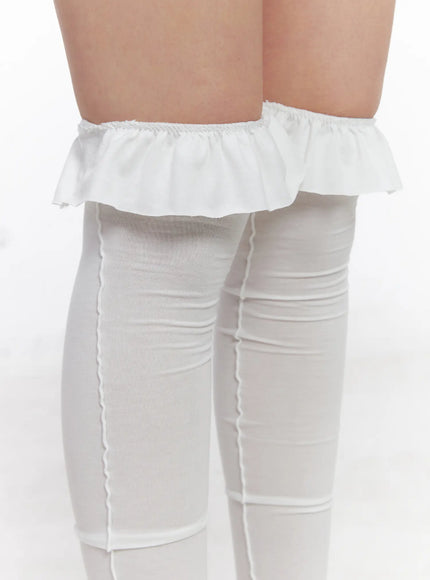 Frilled Long Knee Socks CO507