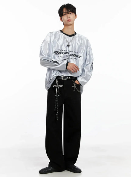 Men's Classic Wide Pants IO516